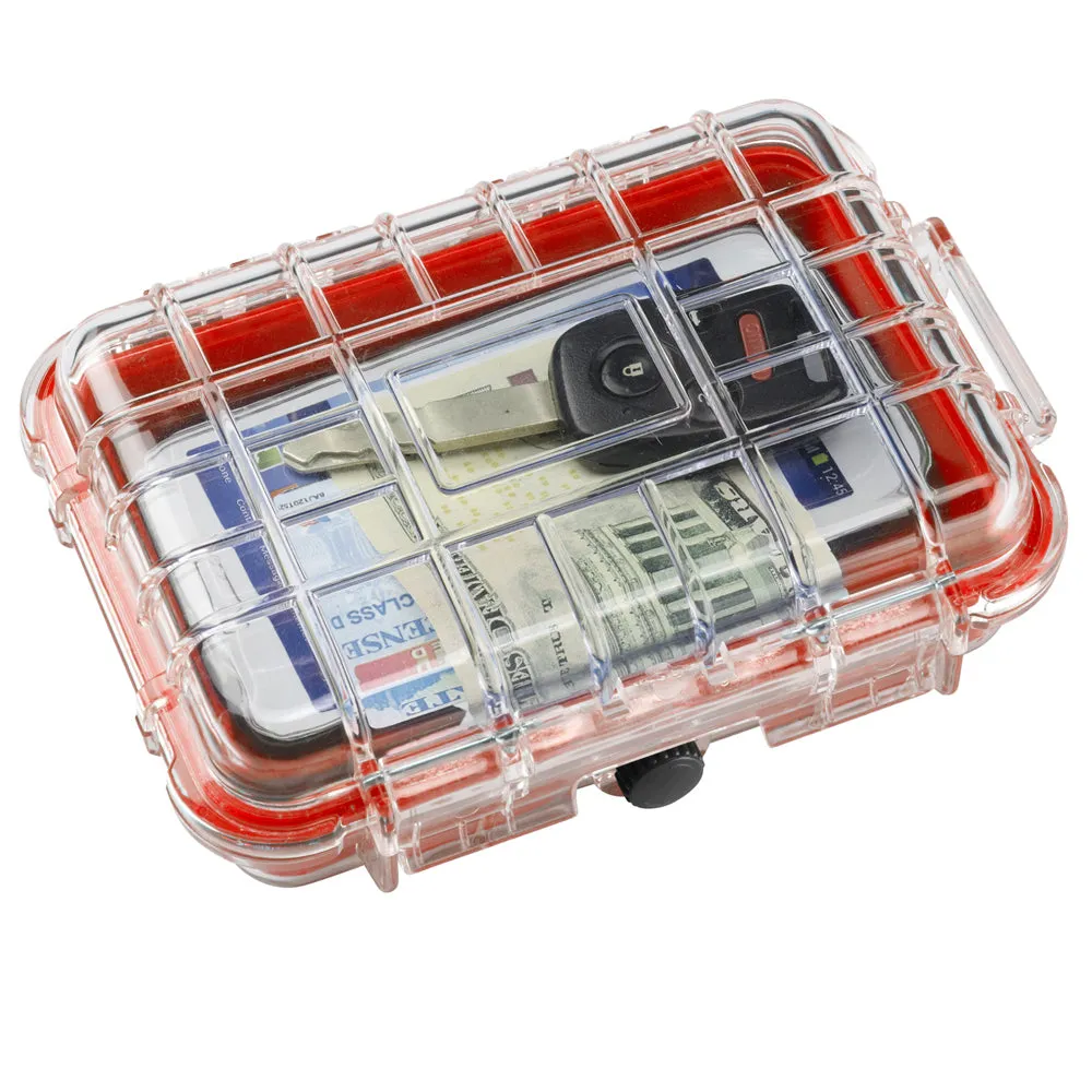 1 Red Waterproof Hard Phone Case Underwater Cover Dry Splash Pouch Cell Contain