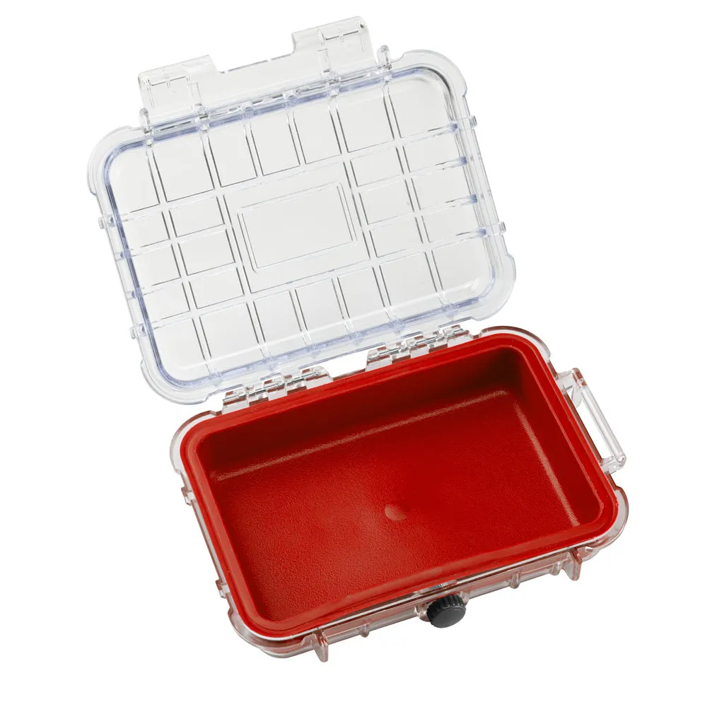 1 Red Waterproof Hard Phone Case Underwater Cover Dry Splash Pouch Cell Contain