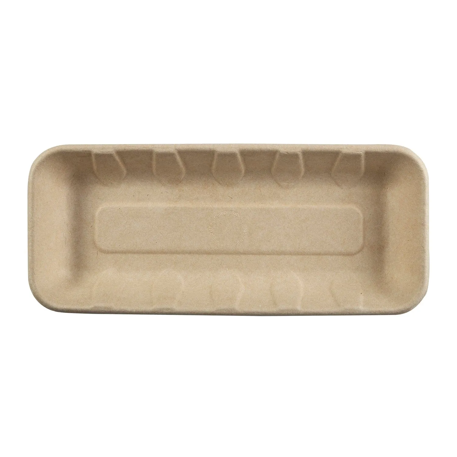 10" x 4.25" x 1" Molded Fiber Mini Trays, Case of 500
