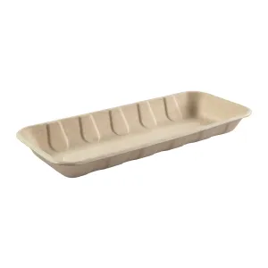 10" x 4.25" x 1" Molded Fiber Mini Trays, Case of 500