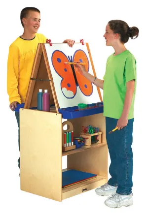 2 STATION EASEL SCHOOL AGE by Jonti-Craft