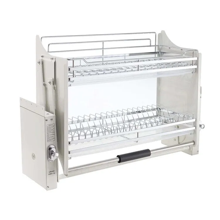 2 Tier Pull-Out Cabinet Organizer Drop Down-800MM