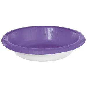 20 New Purple Paper Bowls 20oz