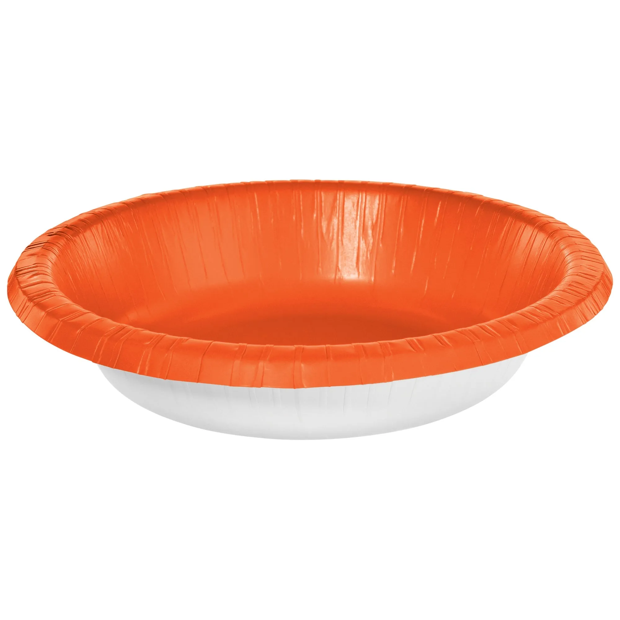 20 Orange Peel Paper Bowls 20oz
