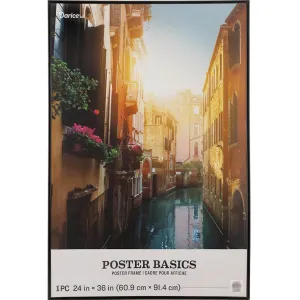 24 x 36 Poster Frame: Black, 24.1 x 36.1 inches