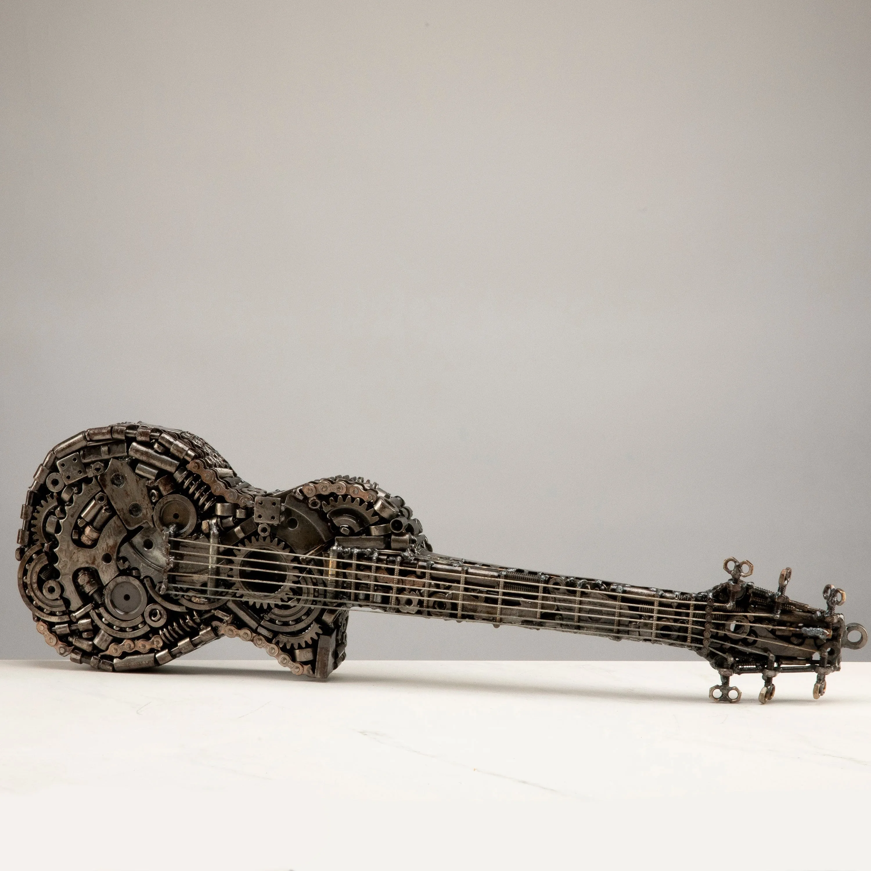 28 Guitar Inspired Recycled Metal Art Sculpture