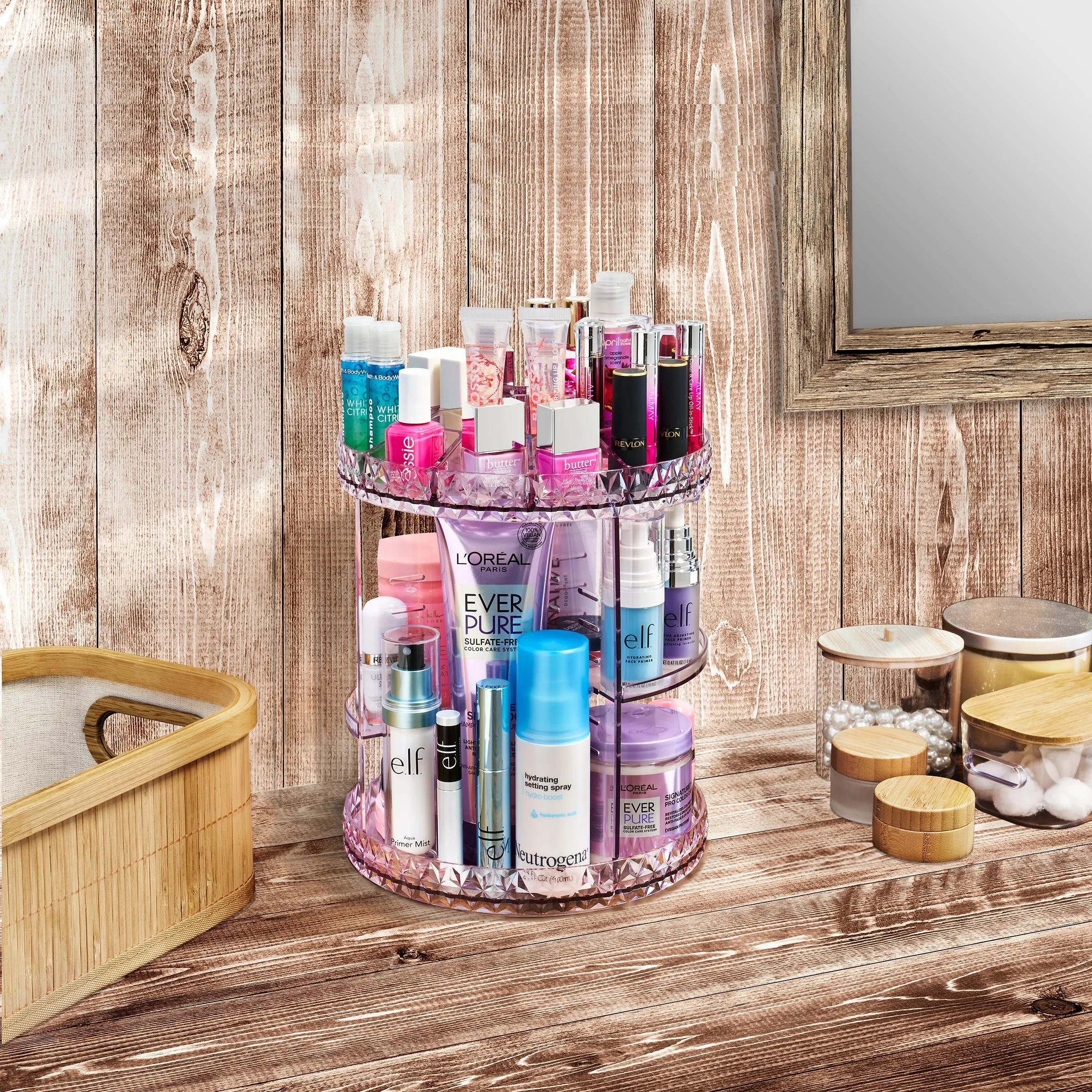 360° Makeup Organizer Carousel