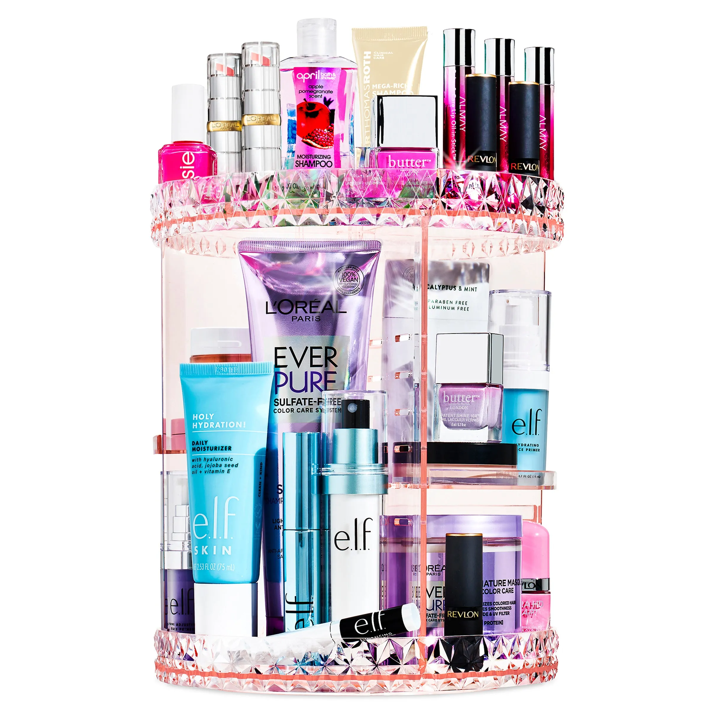 360° Makeup Organizer Carousel