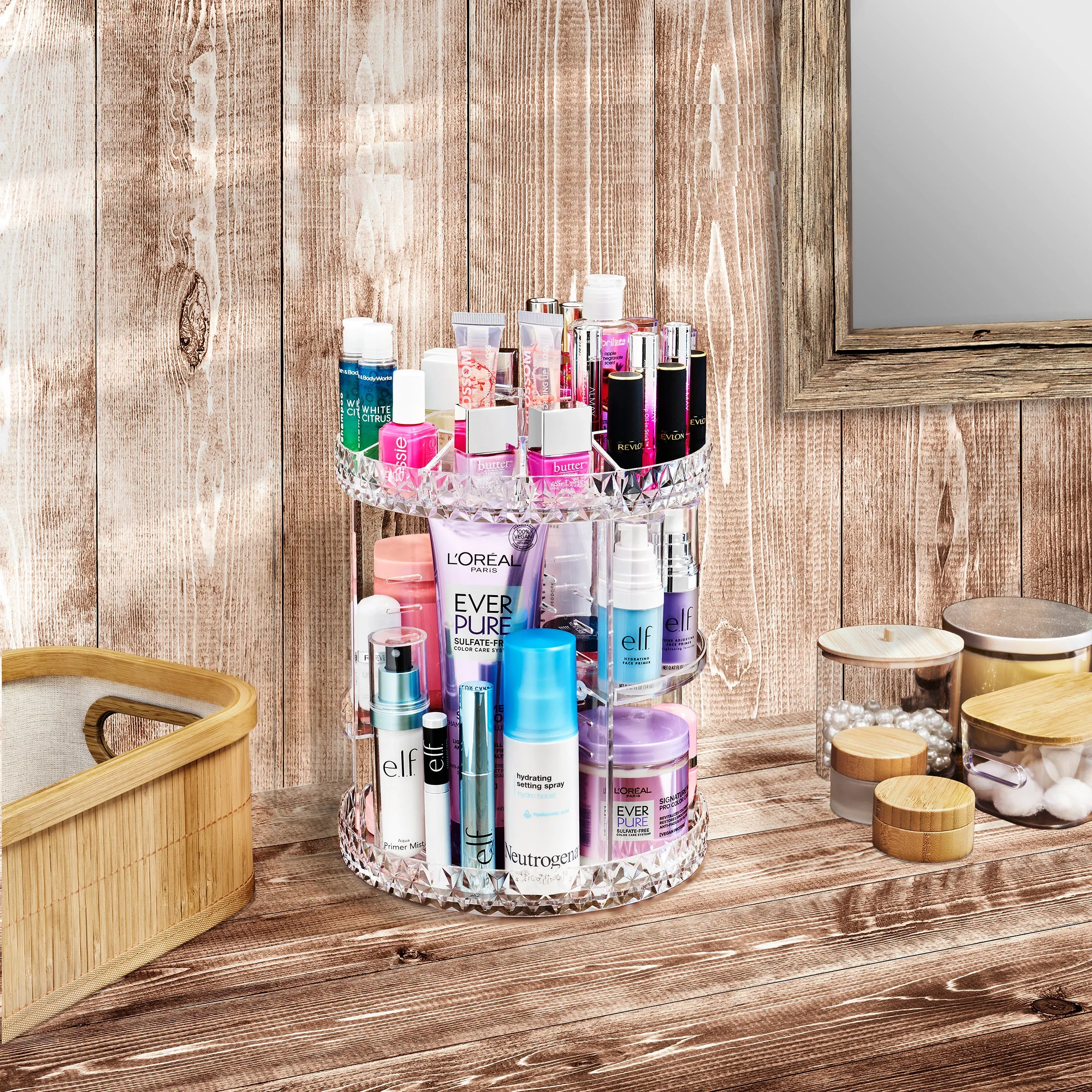 360° Makeup Organizer Carousel