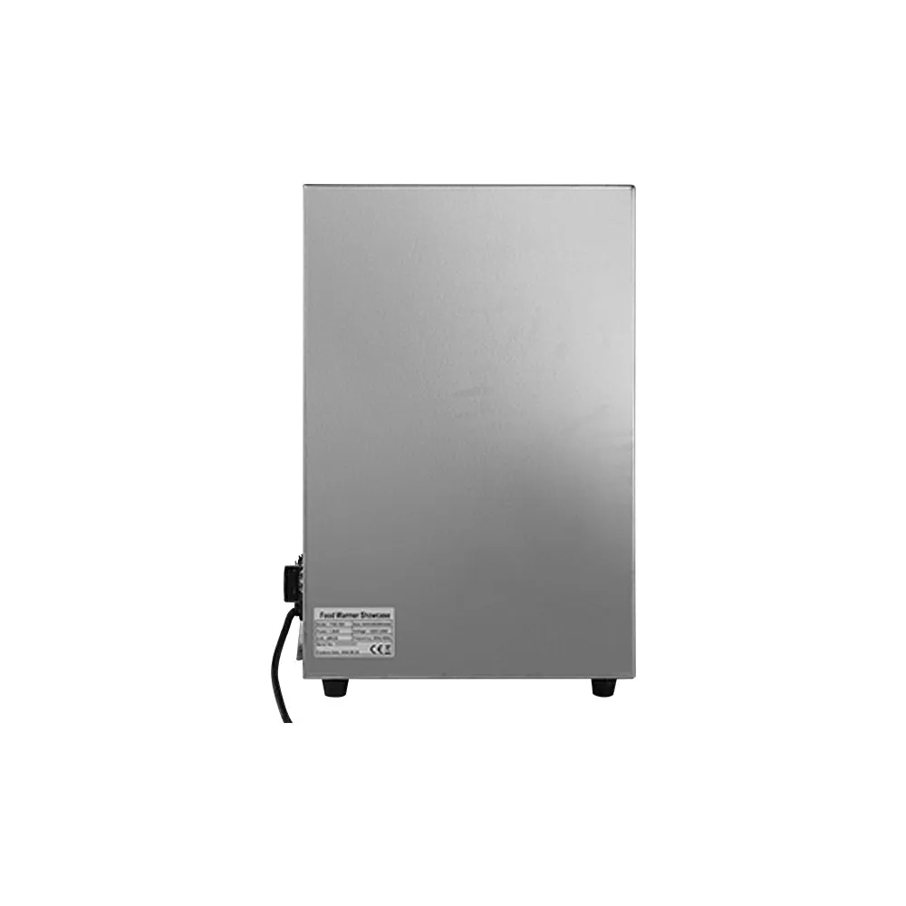 4-Tier 64cm Food Warmer Display Cabinet, Stainless Steel - Devanti