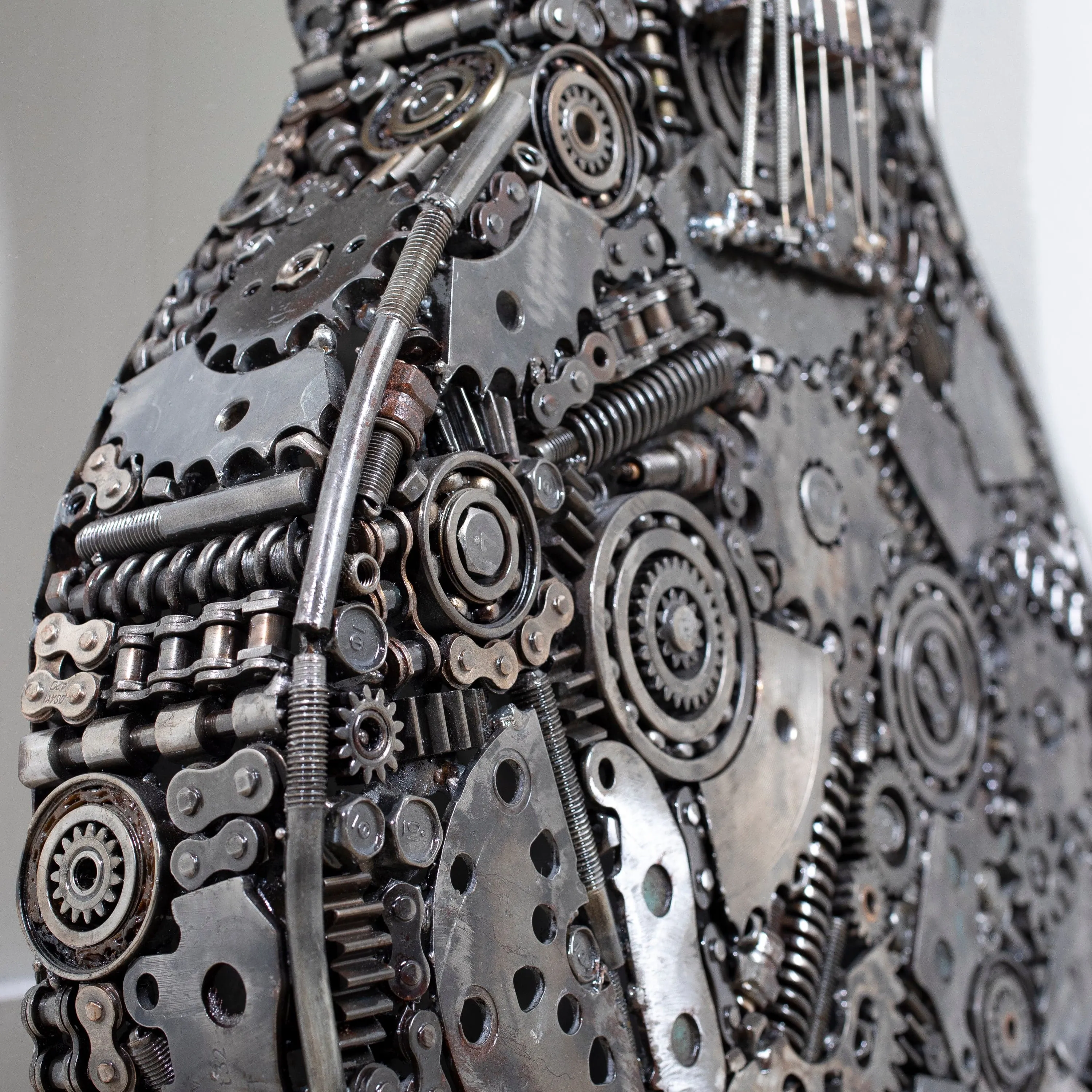48 Guitar Inspired Recycled Metal Art Sculpture