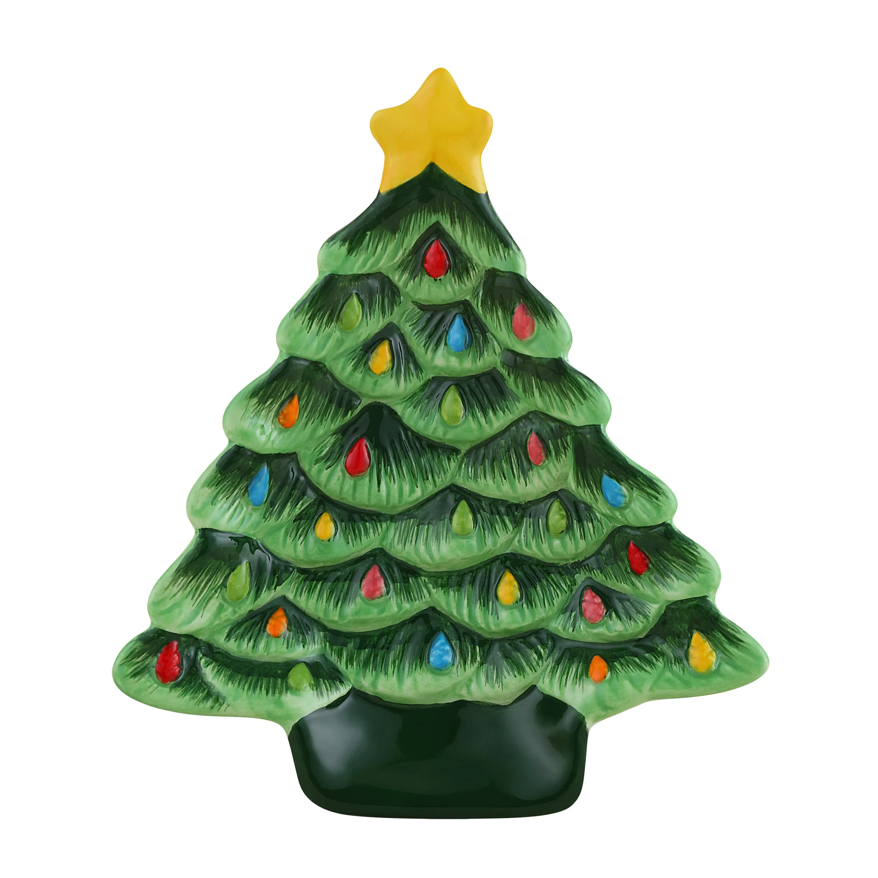 6 in. Ceramic Ornament and Tree Trinket Tray Set