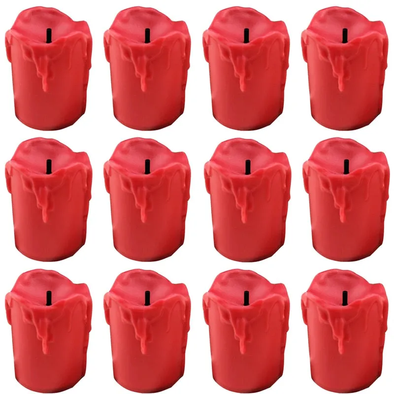 6/12Pcs Flameless LED Candle