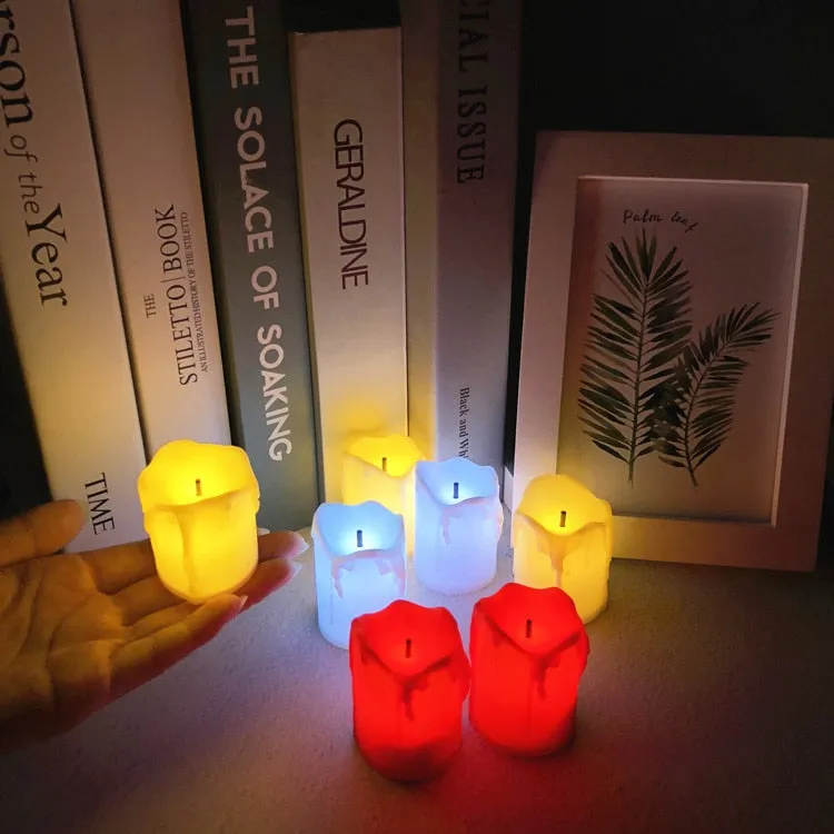 6/12Pcs Flameless LED Candle