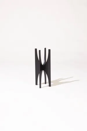 8" Black Planter Stand