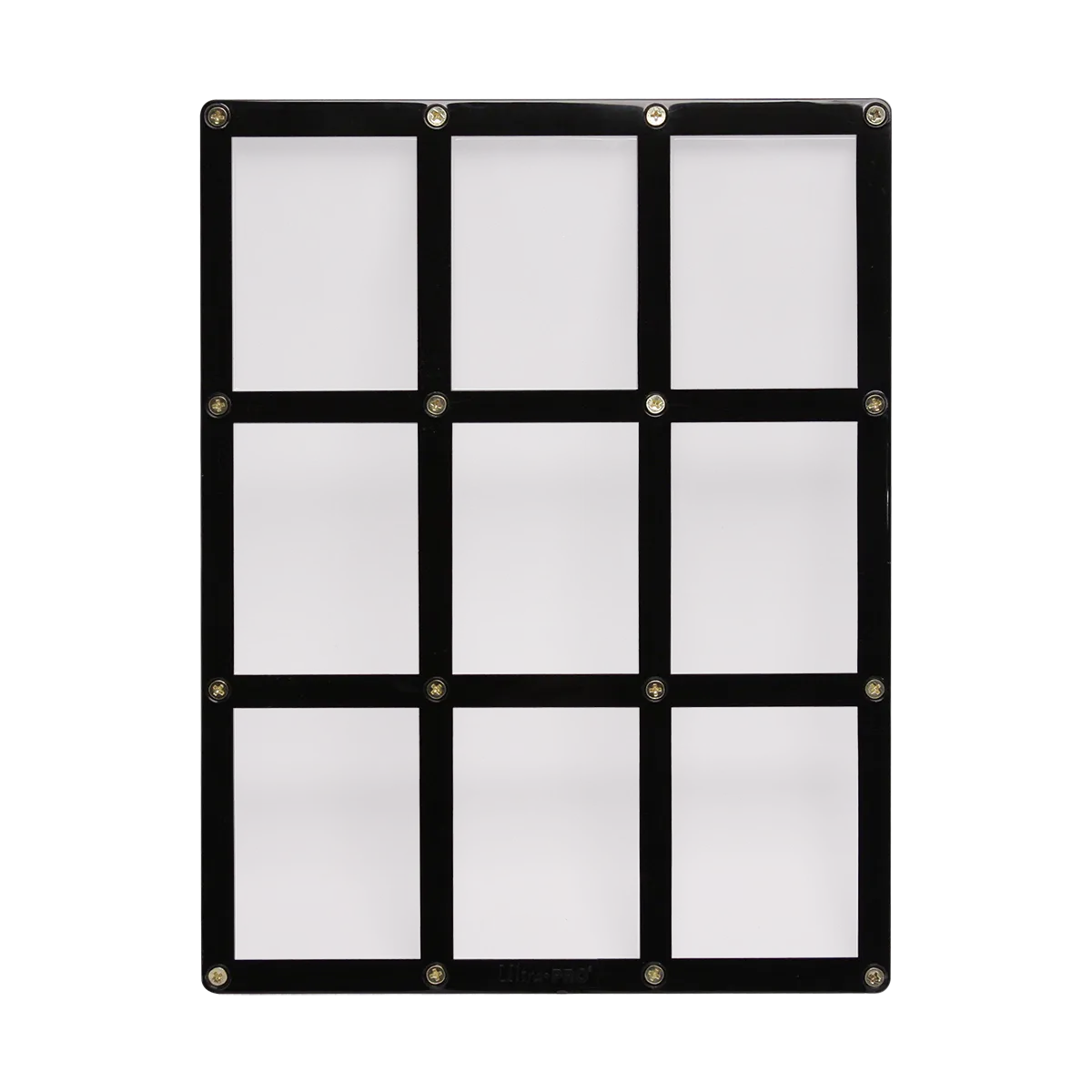 9-Card Black Frame Screwdown Holder