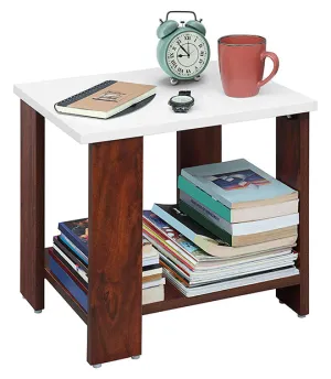ABOUT SPACE Wooden Side Table (L 47 x B 40 x H 42 cm)