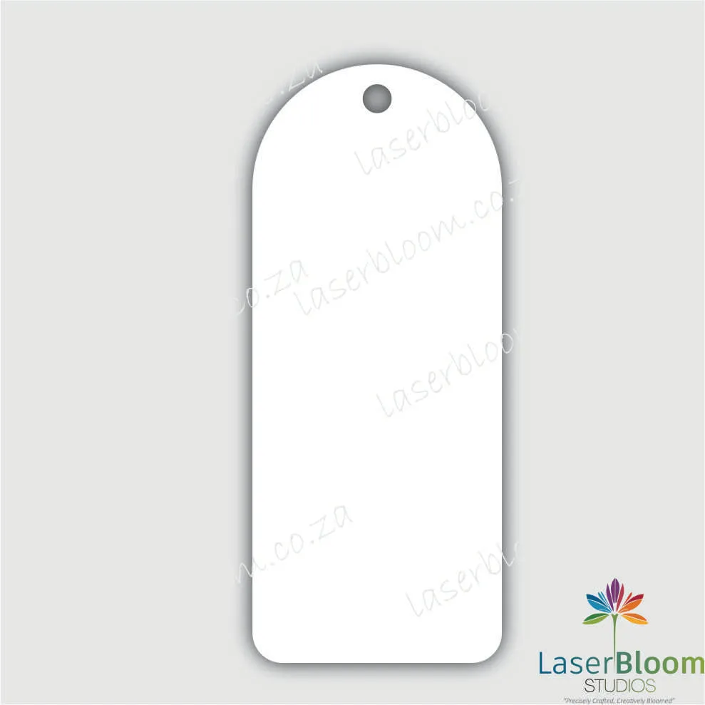 Acrylic Blank Arch Bookmarks- Select Your Thickness (1.5mm, 2mm, 3mm)