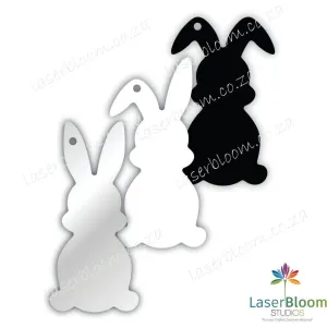 Acrylic Blank Bunny ~ Select Your Thickness (1.5mm, 2mm, 3mm)