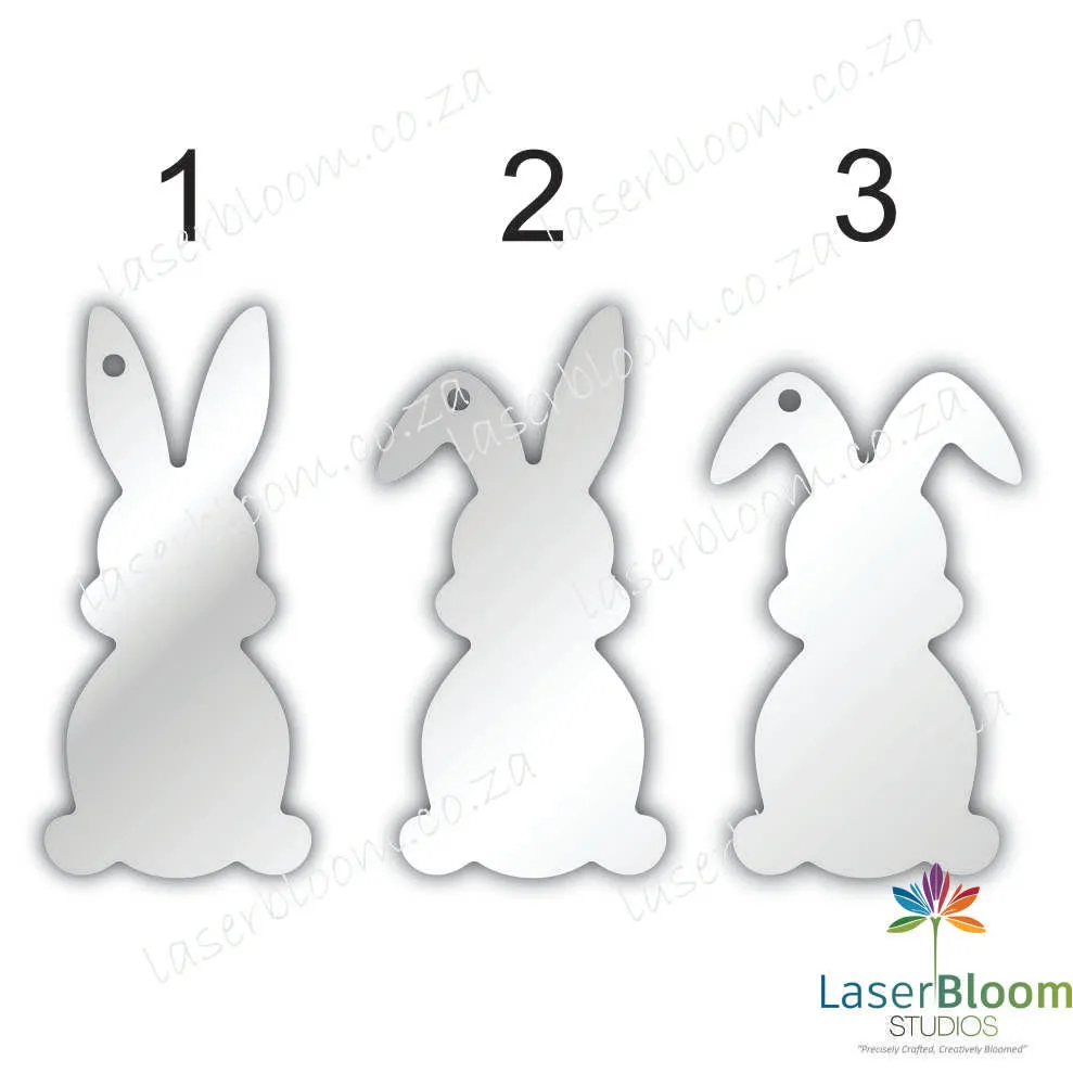 Acrylic Blank Bunny ~ Select Your Thickness (1.5mm, 2mm, 3mm)
