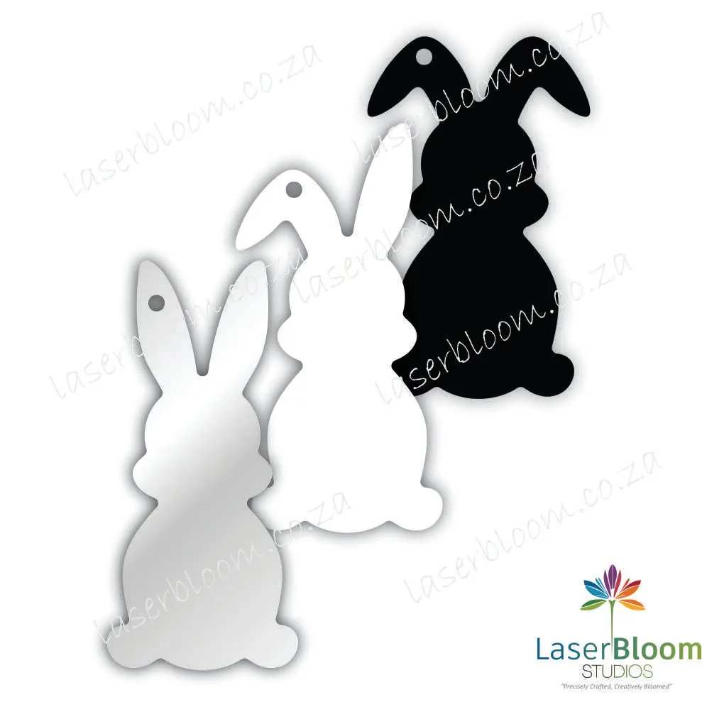 Acrylic Blank Bunny ~ Select Your Thickness (1.5mm, 2mm, 3mm)