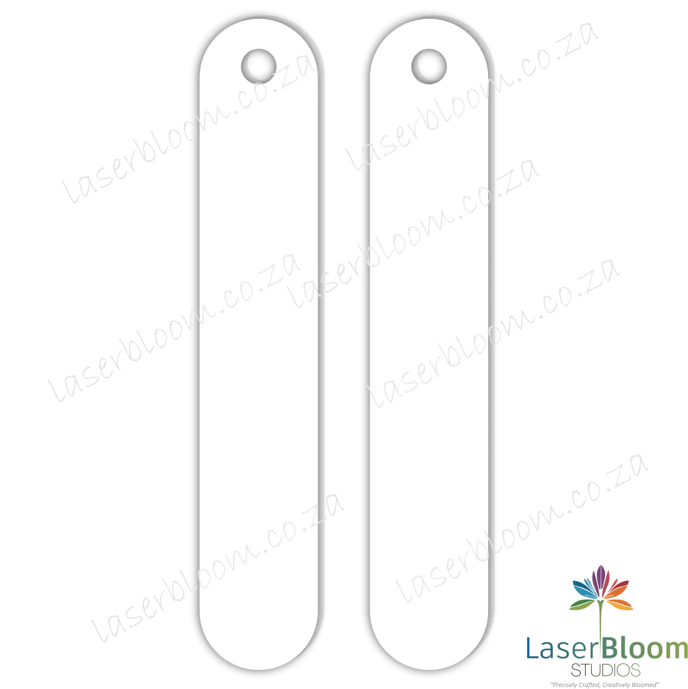 Acrylic Blank Clear Arch and Tags - Select Your Thickness (1.5mm, 2mm, 3mm)