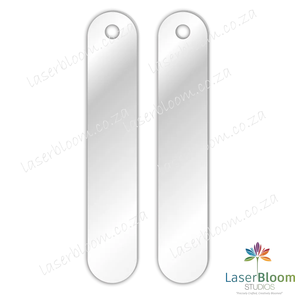 Acrylic Blank Clear Arch and Tags - Select Your Thickness (1.5mm, 2mm, 3mm)