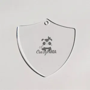 Acrylic Blank Clear Shield 55x55 ~ 3mm