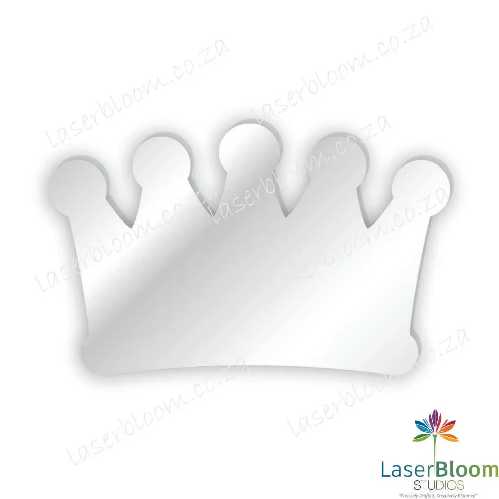 Acrylic Blank Crown- Select Your Thickness (1.5mm, 2mm, 3mm)