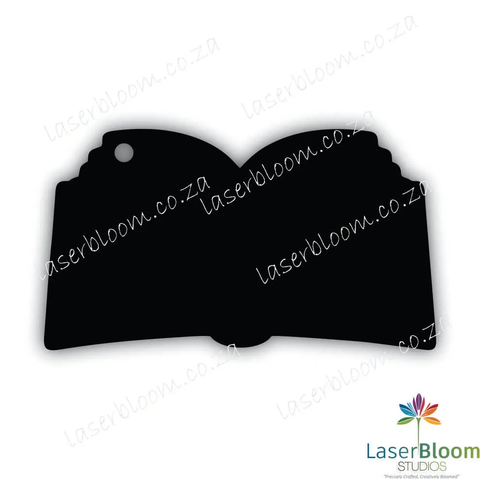 Acrylic Blank Open Book - Select Your Thickness (1.5mm, 2mm, 3mm)