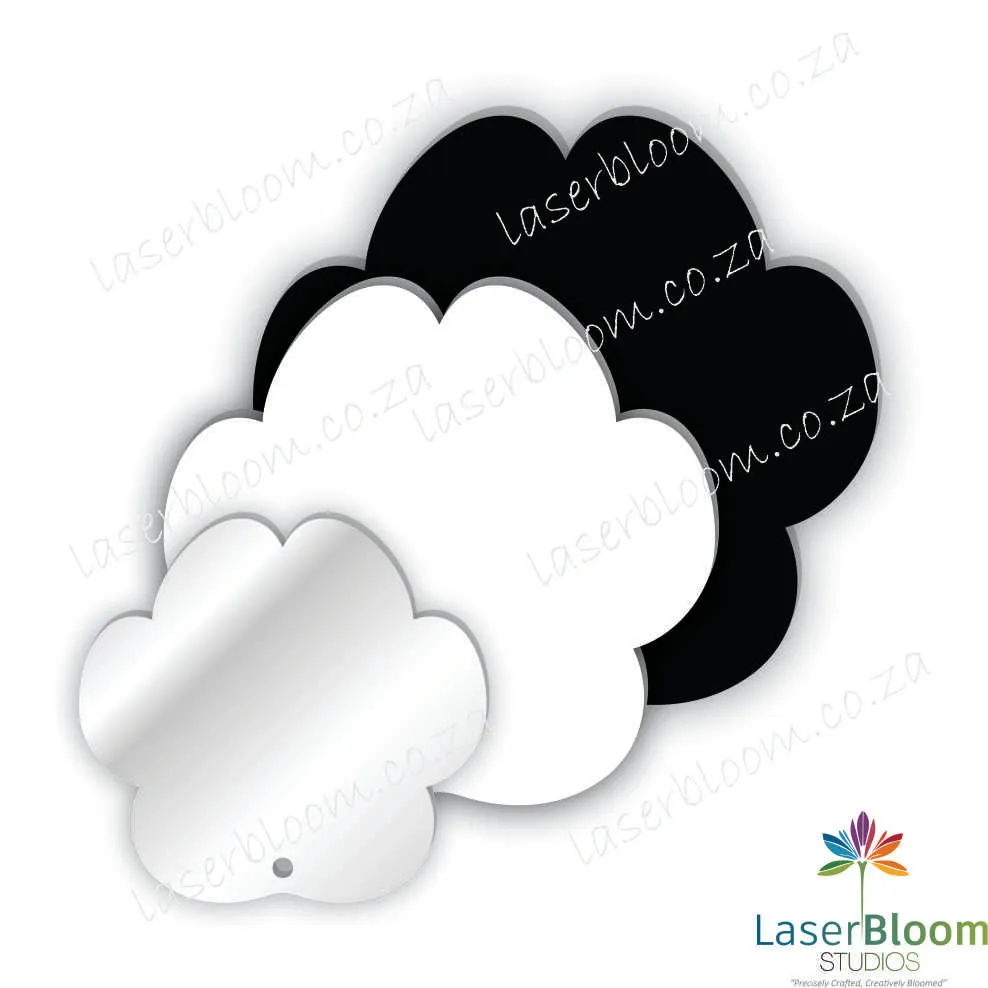 Acrylic Blank Paw- Select Your Thickness (1.5mm, 2mm, 3mm)