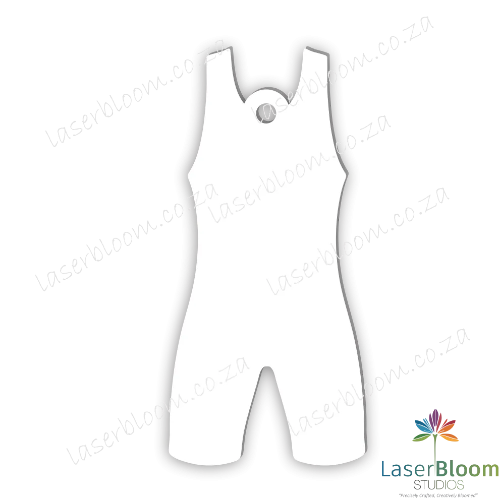 Acrylic Blank Wrestling/Leotard-Select Your Thickness (1.5mm, 2mm, 3mm)