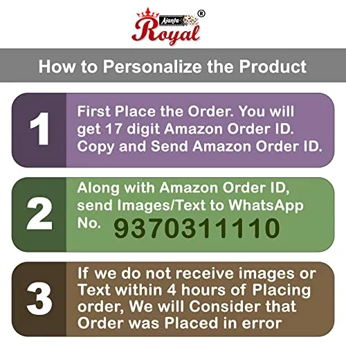 AJANTA ROYAL Personalized Photo Frame for Dad, Papa on Fathers Day (PCF-53DAD(12x18))