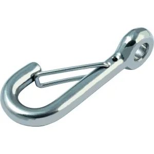 Allen Forged Stainless Steel Twisted Hook With Keeper