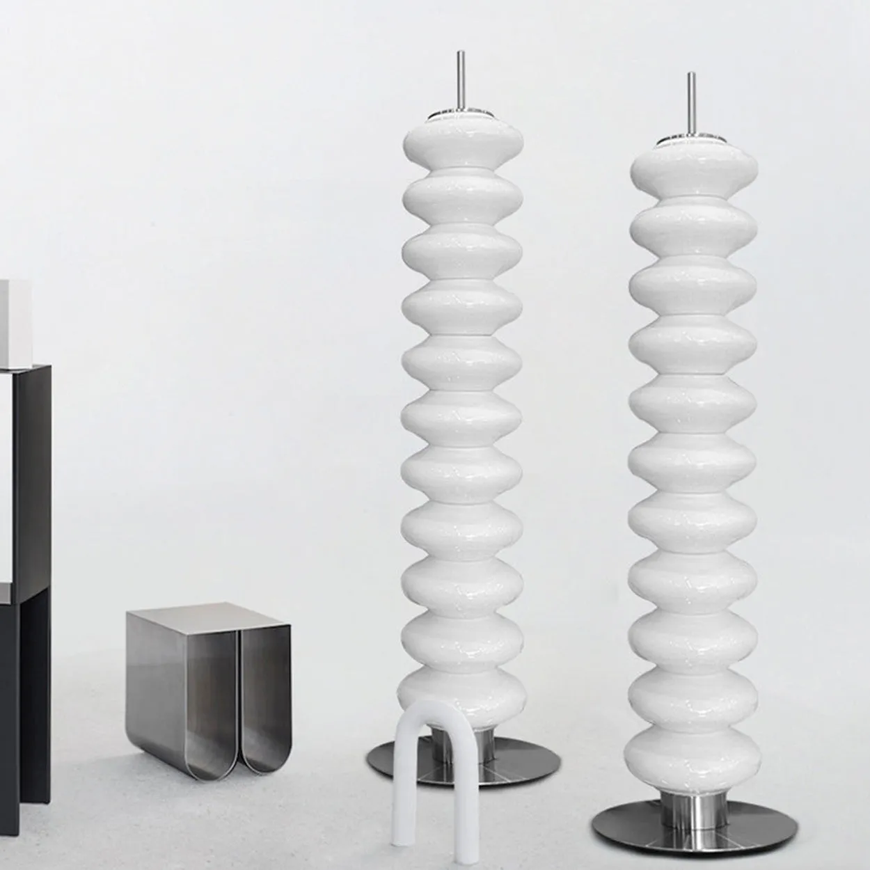 ANKUR LIGHTING ARBLE MODERN ACRYLIC FLOOR LAMP