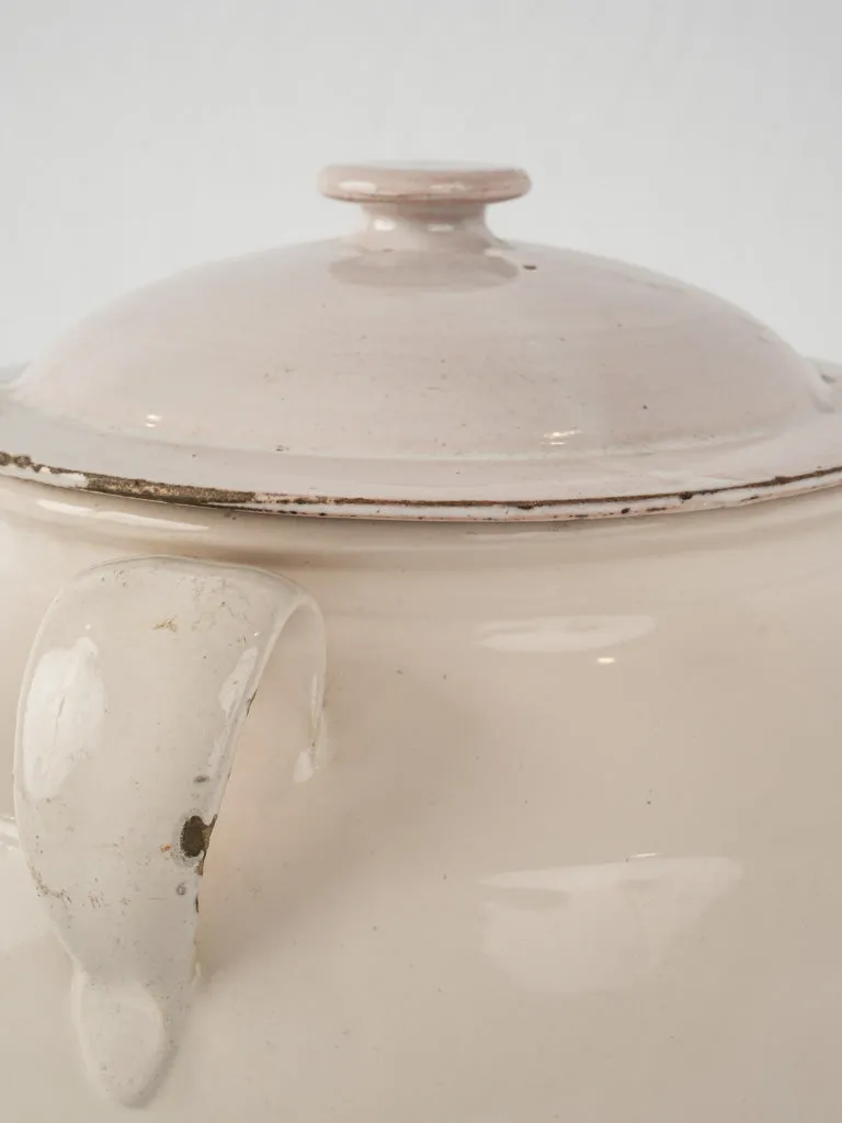 Antique lidded preserving pot - Martres-Tolosane 11½"