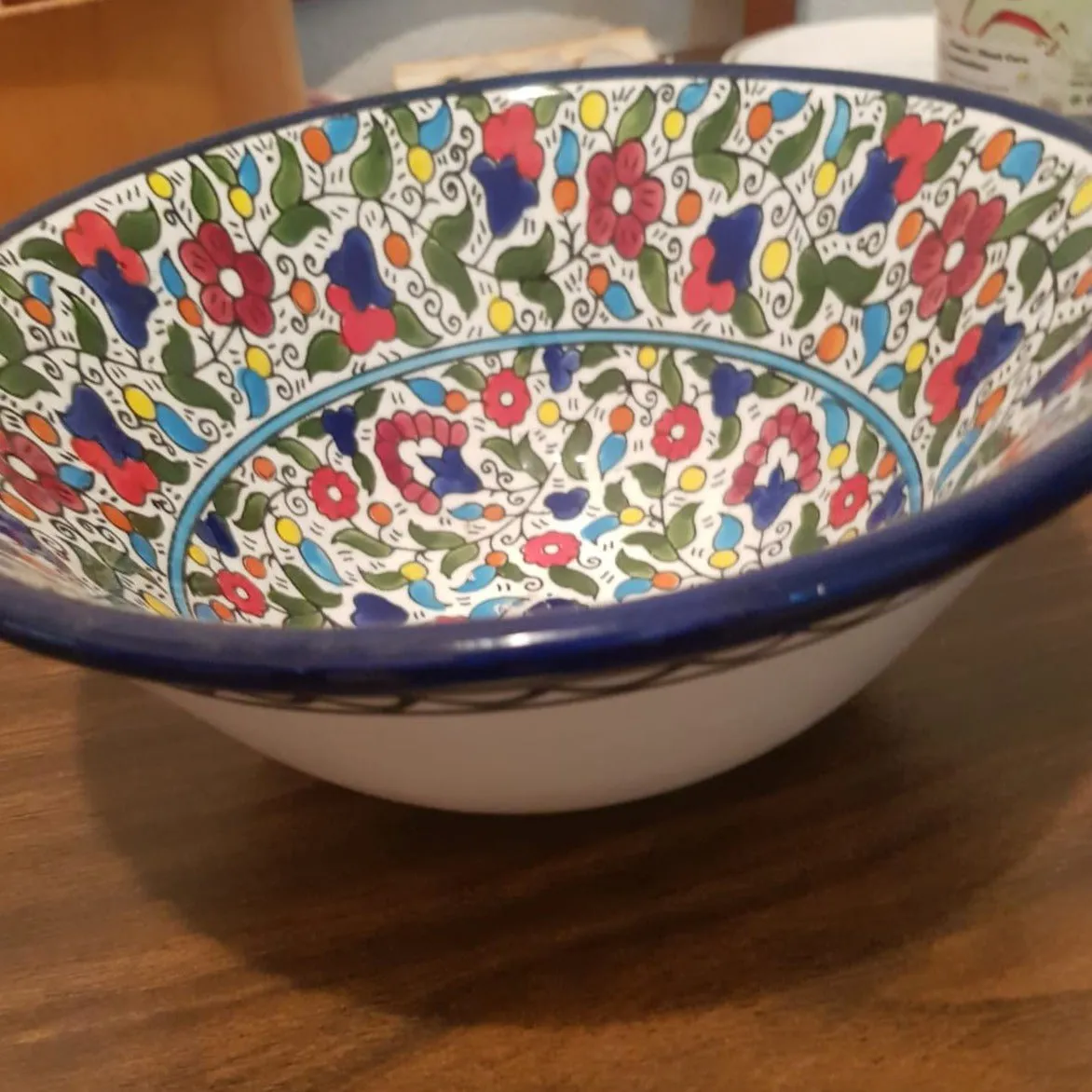 Armenian Ceramic Bowl for serving or decoration.