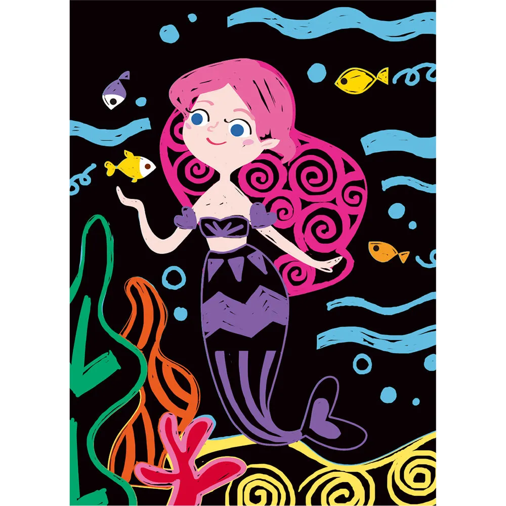 Avenir - Scratch Art - Little Mermaid