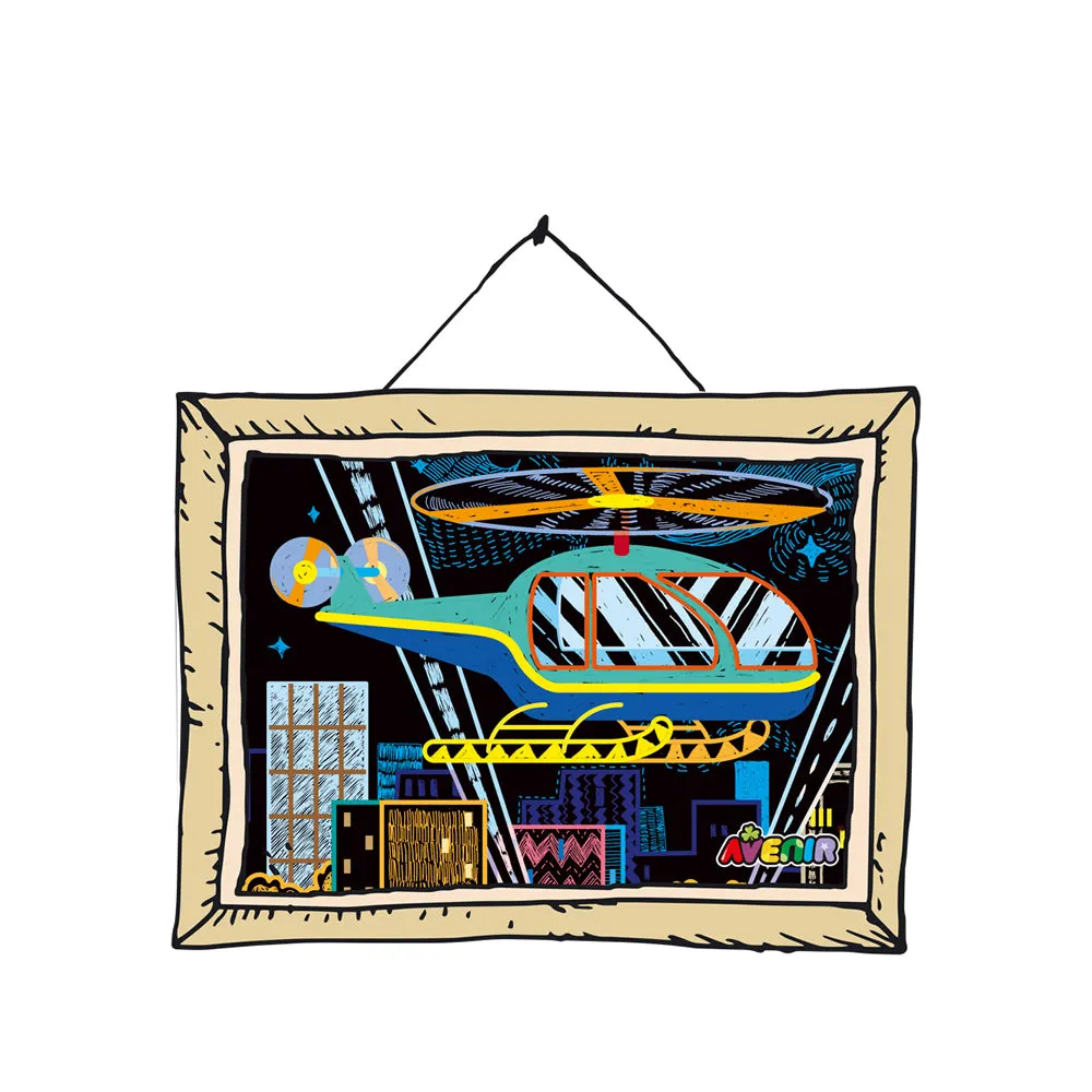 Avenir - Scratch Art - Transportation