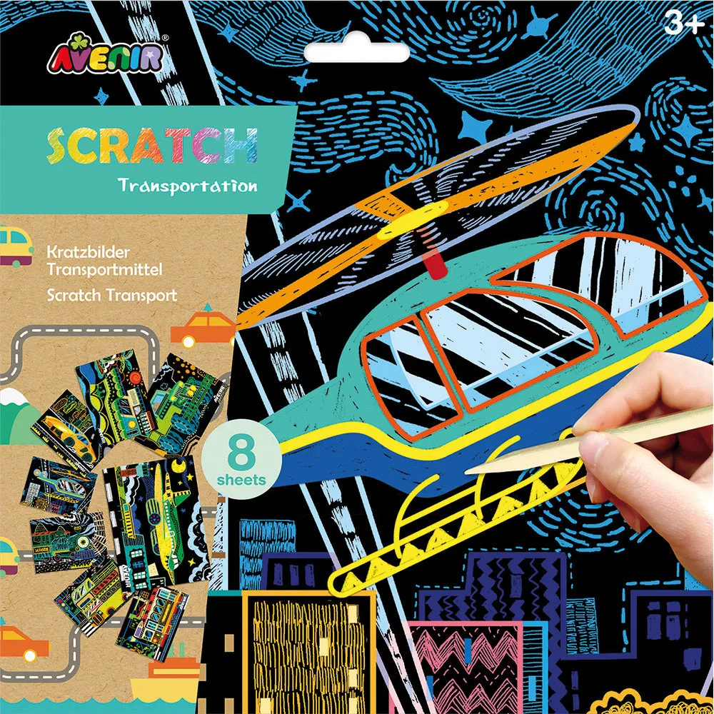 Avenir - Scratch Art - Transportation