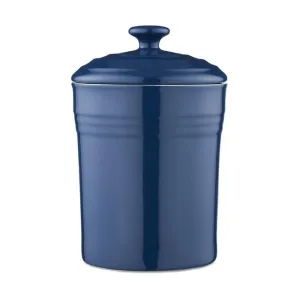 Barbary & Oak Foundry 23cm Limoges Blue Ceramic Storage Jar