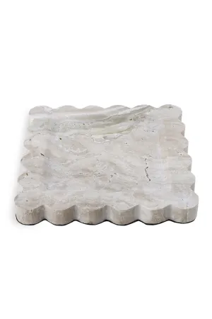 Beige Scalloped Tray | Liang & Eimil Aurelia