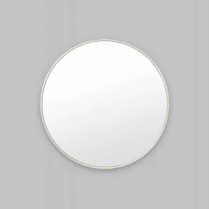 Bella Round Mirror - Silver 80cm x 80cm