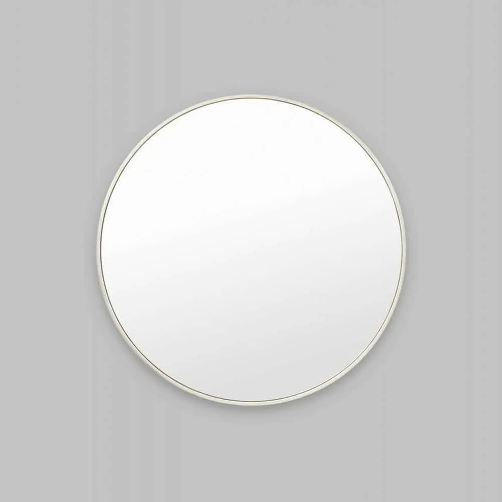 Bella Round Mirror - Silver 80cm x 80cm