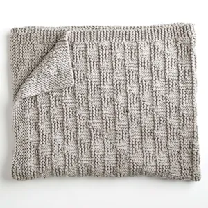 Bernat Cozy Triangles Knit Throw