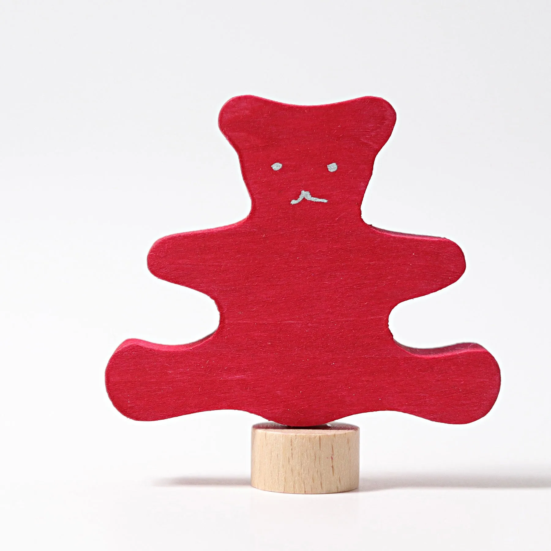 Birthday Ring Ornament Teddy Bear