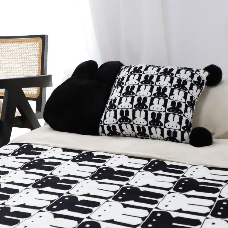 Black Rabbit Cushion