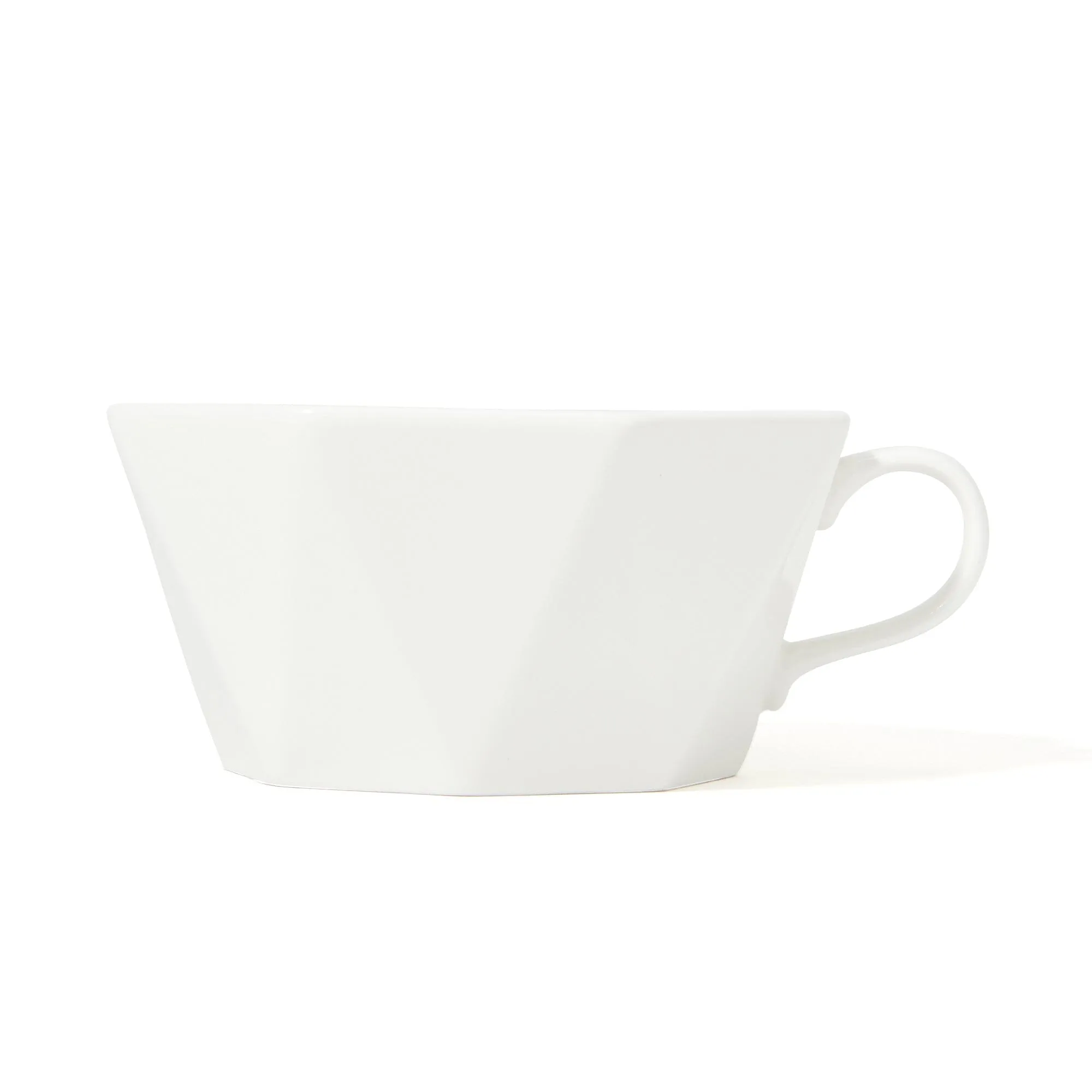Blanche Soup Cup Octagon  White