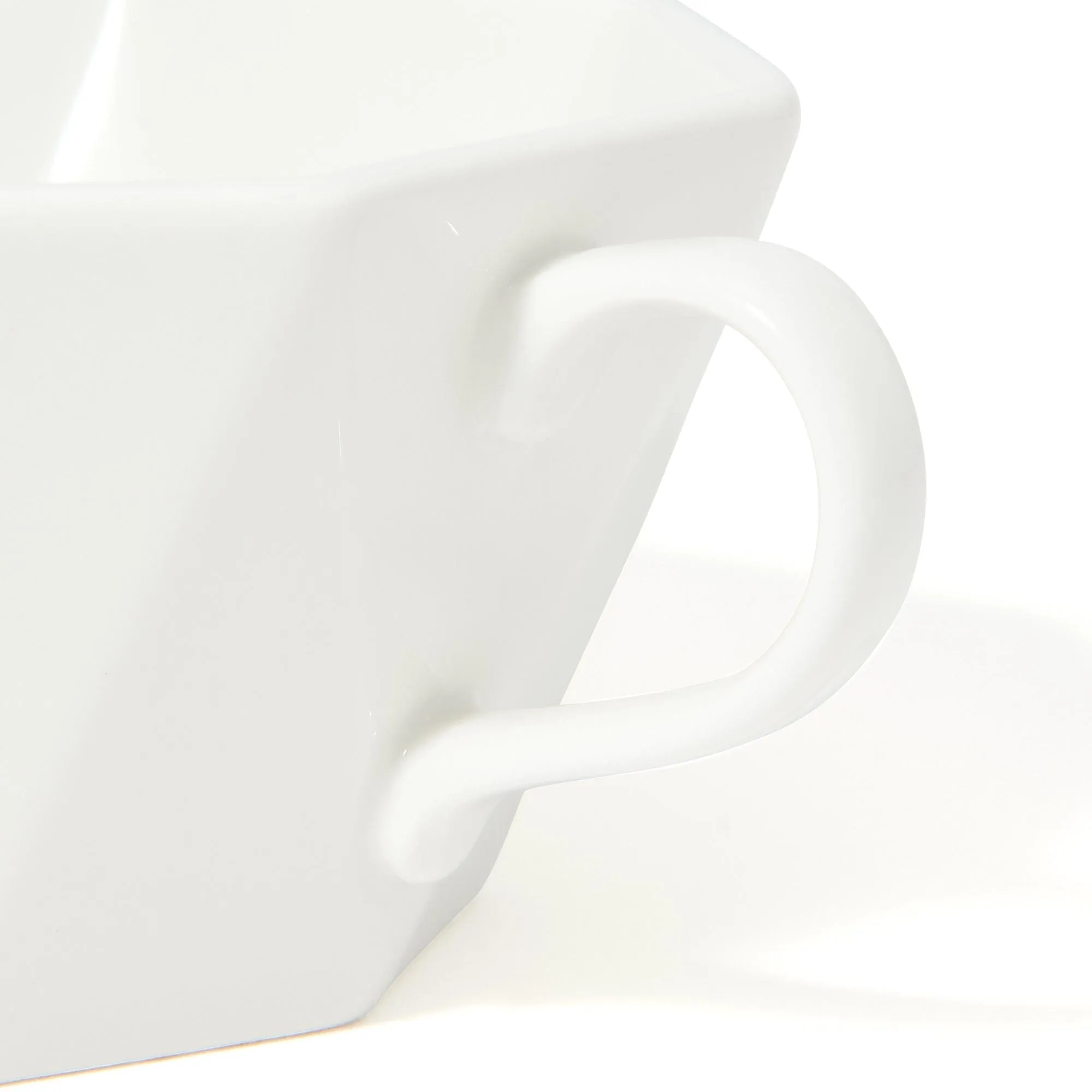 Blanche Soup Cup Octagon  White