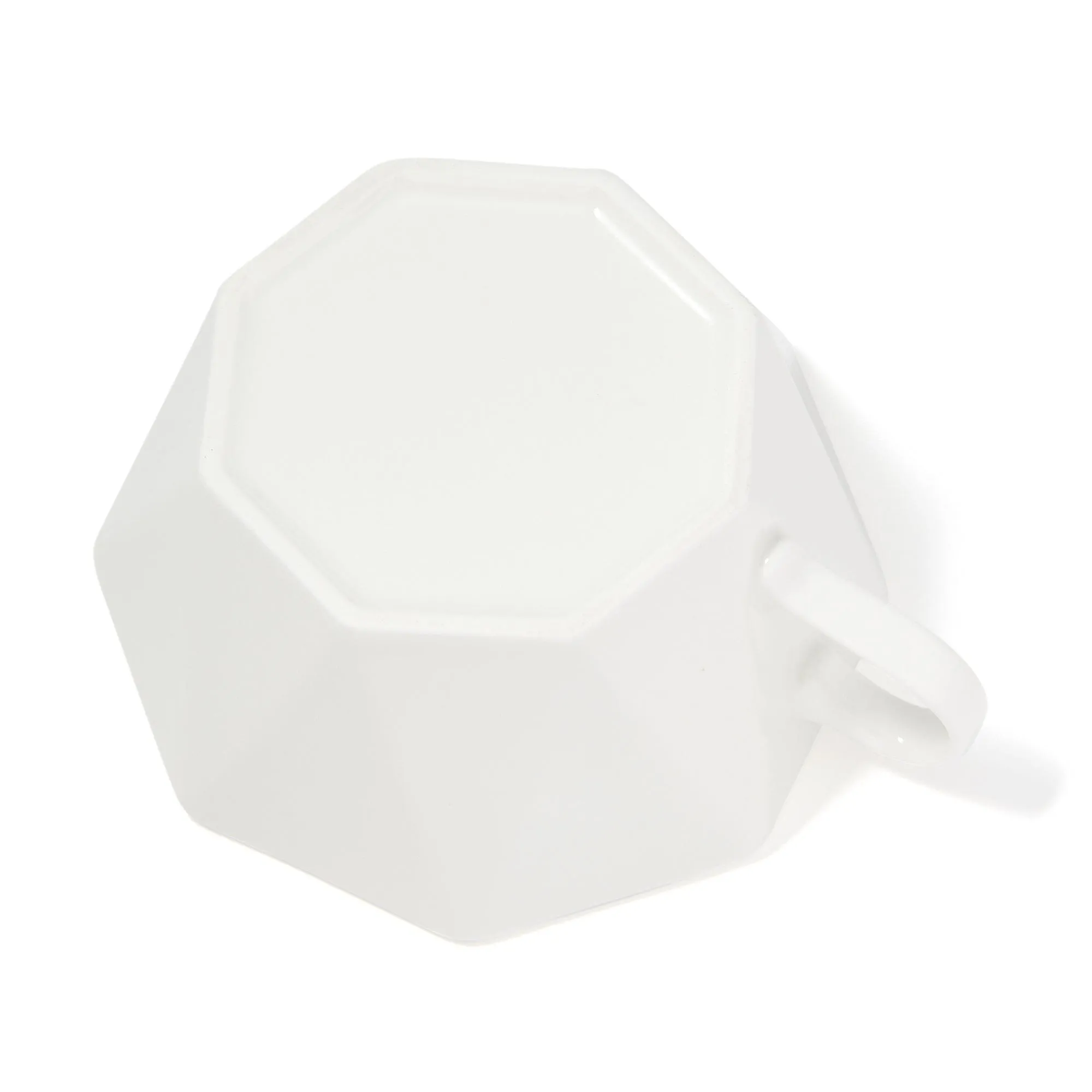 Blanche Soup Cup Octagon  White